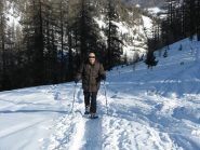 Piero arranca appena fuori del bosco