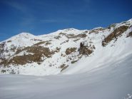 di fronte i ripidi da superare