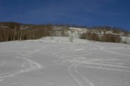 Parte medio-bassa : neve lenta ma ben sciabile
