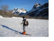Franco osserva la bella Aiguille de lauzet