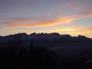 04 - Gruppo dell'Orsiera dopo il tramonto
