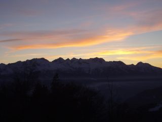 04 - Gruppo dell'Orsiera dopo il tramonto