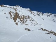 Pendii di salita sopra Colle Leynir (esposizione Sud)