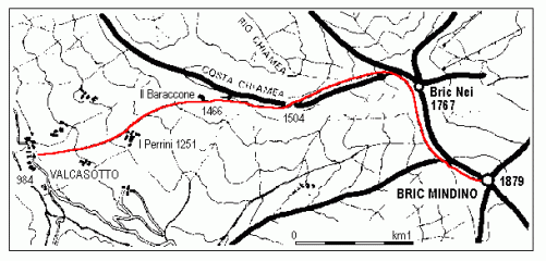 mappa itinerario