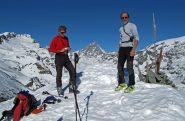 Gianfranco e Franco sul Monte Croce