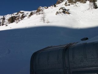 arrivo alla capanna Corborant