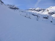 Appare la vetta dal Pian della Ciavanna