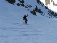 tarik primo tratto di canale in neve super