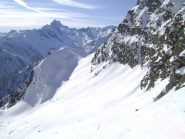 il Col di Boina non prende sole, i pendii alla sua destra si