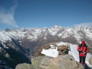 Verso il GranParadiso, dalla cima