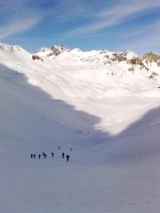 il vallone che conduce al colle