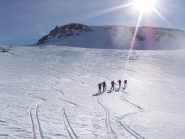 In salita nella parte alta