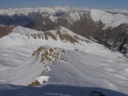 cresta NNO e panorama verso gli Ecrins