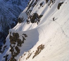 primo traverso all'alba