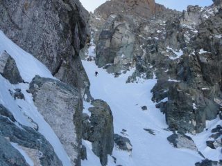 Flavio in salita quasi al tratto sotto il Gh Pensile