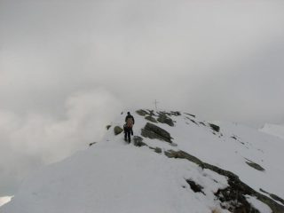 In vista della croce di vetta
