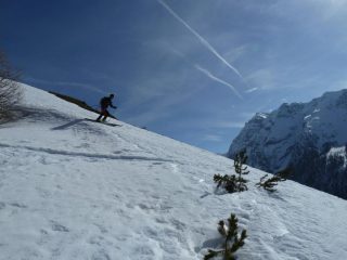 Slalom fra i pini sopra Fouillouse