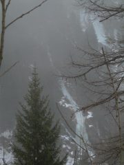 la colata vista dalla strada