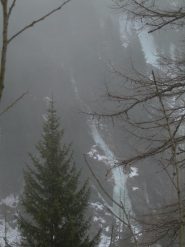 la colata vista dalla strada