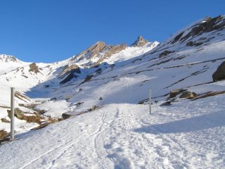 Ingresso nel pianoro, si vede già tutto il percorso