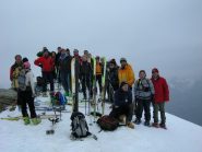 foto di gruppo in punta