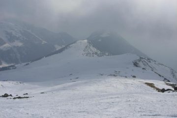 In discesa sulla larga dorsale