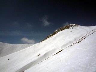 i Pendii con neve primaverile