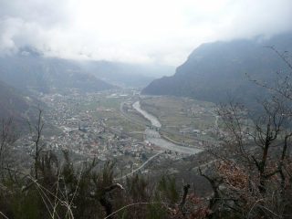 La valle verso Pont