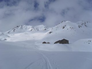 l'arrivo all'alpe Flassin