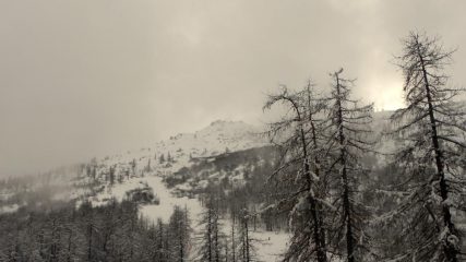 P.ta Lusignetto dal bar delle piste