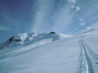 Verso la cima del Pitre