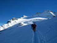 verso la parte soleggiata