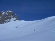 Risalita al colle dell' Albergian