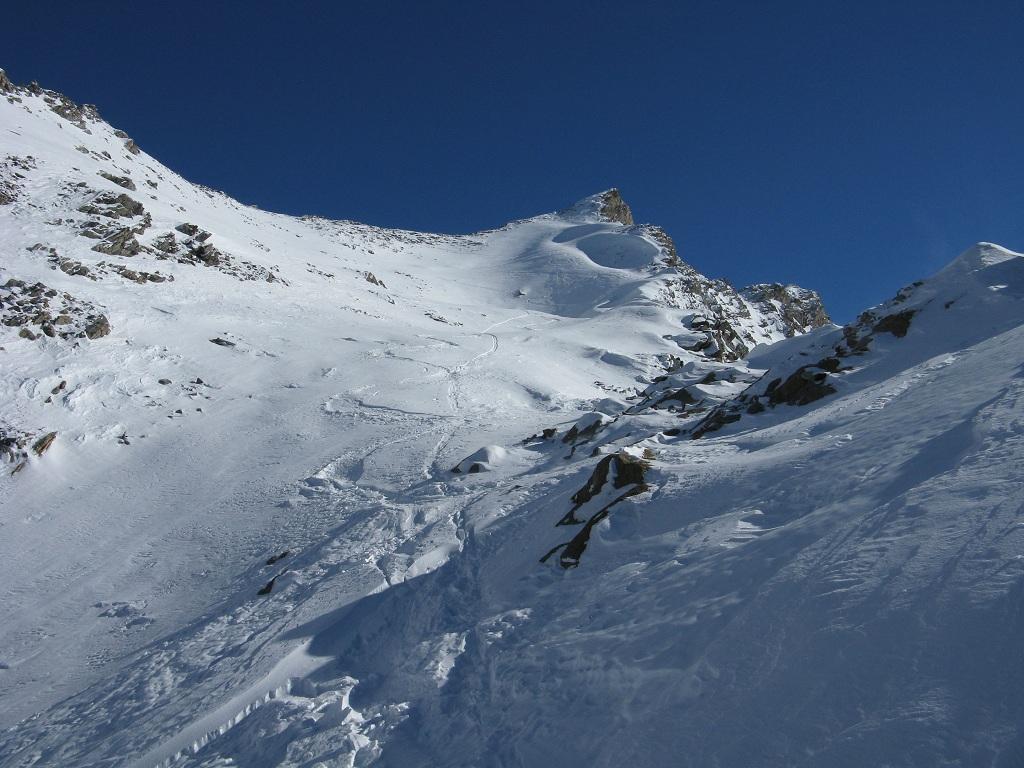 la cima vista dal colle