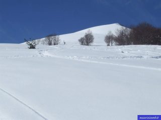 Inizio salita dopo il bosco
