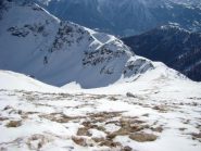 Verso il colle Collet salita da sud