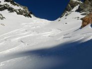 in discesa nel vallone di Cassafrera