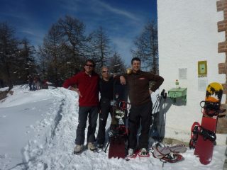 Julius, Andrea e Bosco in cima