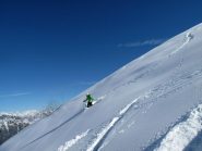 Discesa alta a telemark