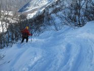 Discesa nella boschina