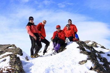 foto di gruppo in vetta (autoscatto) (19-2-2011)