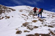 lungo il tratto terminale della cresta SE (19-2-2011)