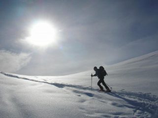 arrivo al colletto a dx del colle delle lance