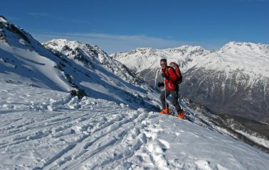 Arrivo di Mario in vetta