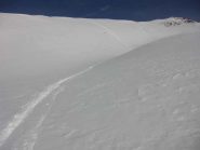 Discesa sul pendio finale
