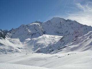 la nord del Gran Combin: un muro di ghiaccio