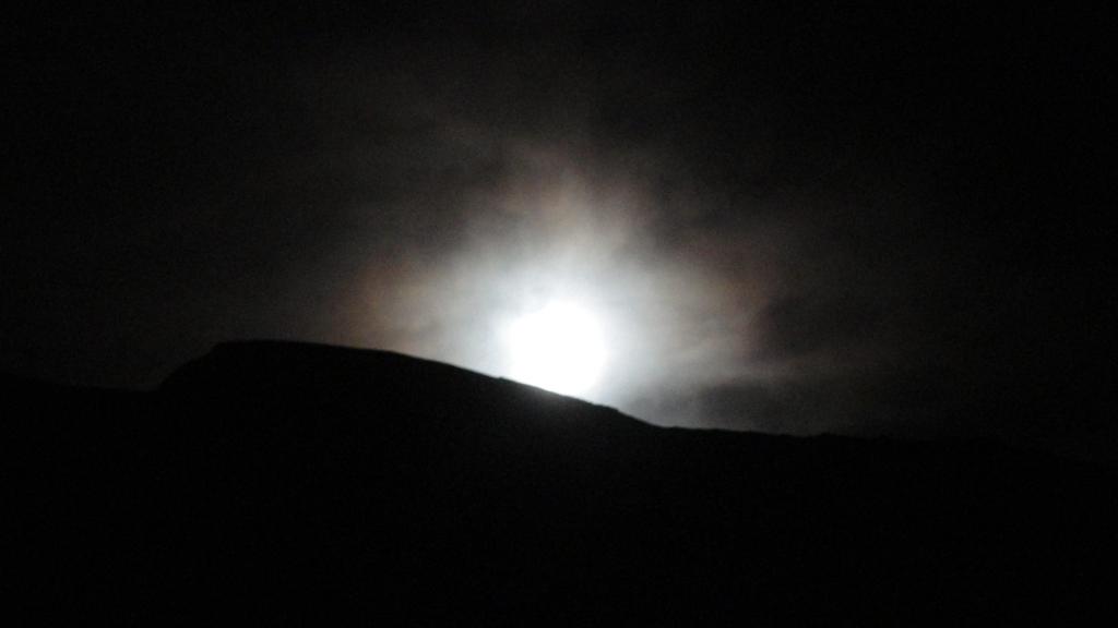 il sorgere della luna al passo