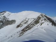 Salendo al Tagliarè, vista su Rocche Calera, La Rocciaia, Alpe di Rittana, Beccas di Mezzodì
