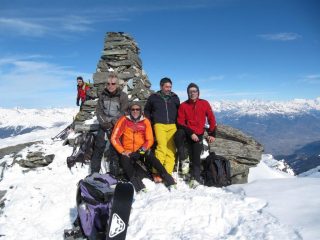 ... e finalmente in vetta