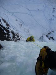 Daniele arriva in sosta al 2° tiro
